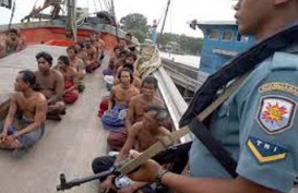Kapal Ikan Malaysia Masuk ke Teritorial RI di Selat Malaka